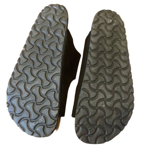 🖤 Birkenstock Arizona Suede Leather Sandals – Black – Size 38 (L7/M6) - Picture 6 of 6